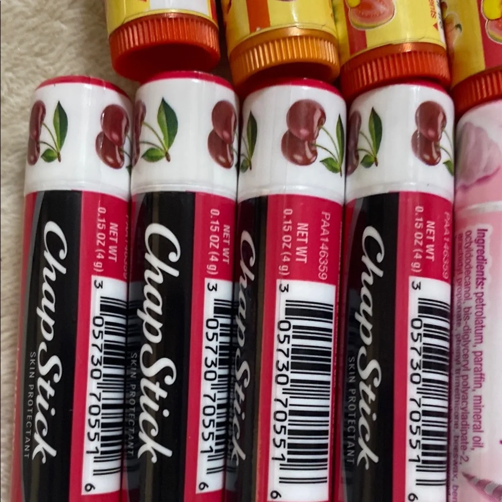 ChapStick Lip Balm and Blistex satin lips.Variety Bundle of 11 brand new.